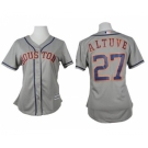 women mlb jerseys houston astros #27 altuve grey