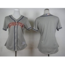 women mlb jerseys houston astros blank grey