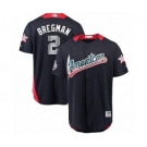 Youth Majestic Houston Astros #2 Alex Bregman Game Navy Blue American League 2018 MLB All-Star MLB Jersey