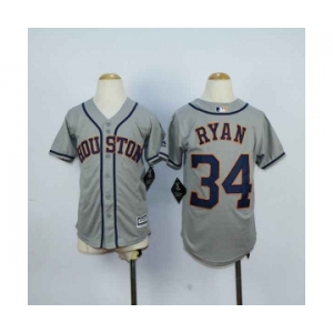 youth mlb jerseys houston astros #34 ryan grey