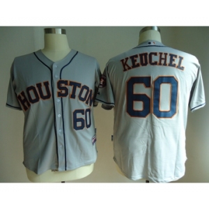 youth mlb jerseys houston astros #60 keuchel grey