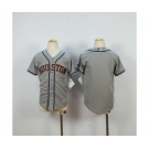 youth mlb jerseys houston astros blank grey