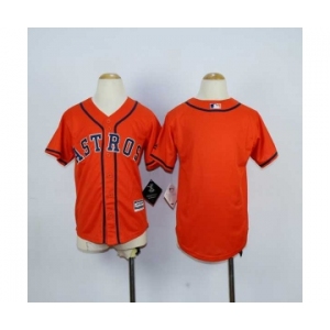 youth mlb jerseys houston astros blank orange