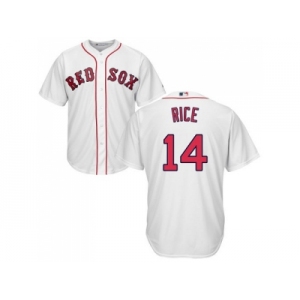 Youth Boston Red Sox #14 Jim Rice White Cool Base Stitched MLB Jersey