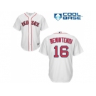 Youth Boston Red Sox #16 Andrew Benintendi White Cool Base Stitched MLB Jersey