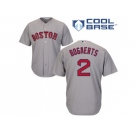 Youth Boston Red Sox #2 Xander Bogaerts Grey Cool Base Stitched MLB Jersey