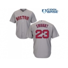 Youth Boston Red Sox #23 Blake Swihart Grey Cool Base Stitched MLB Jersey