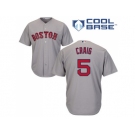 Youth Boston Red Sox #5 Allen Craig Grey Cool Base Stitched MLB Jersey