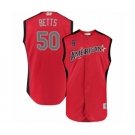 Youth Boston Red Sox #50 Mookie Betts Authentic Red American League 2019 Baseball All-Star Jersey