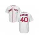 Youth Majestic Boston Red Sox #40 Andrew Benintendi Authentic White Home Cool Base MLB Jersey