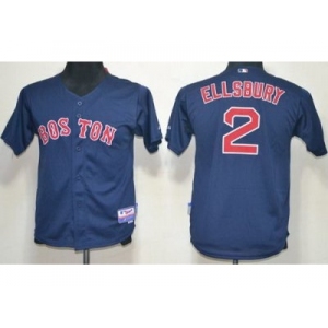 youth mlb boston red sox #2 jacoby ellsbury blue