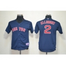 youth mlb jerseys boston red sox #2 ellsbury blue