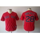 youth mlb jerseys boston red sox #28 gonzalez red