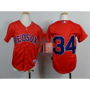youth mlb jerseys boston red sox #34 ortiz red