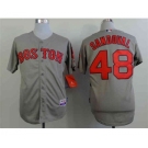 youth mlb jerseys boston red sox #48 sandoval grey