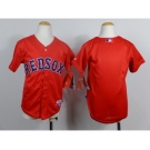 youth mlb jerseys boston red sox blank red