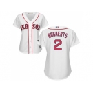 Women's Boston Red Sox #2 Xander Bogaerts White Home Stitched MLB Jersey