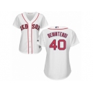 Women's Majestic Boston Red Sox #40 Andrew Benintendi Authentic White Home MLB Jersey