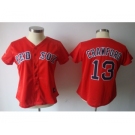 women mlb jerseys boston red sox #13 crawford red