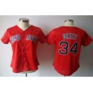 women mlb jerseys boston red sox #34 ortiz red