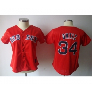 women mlb jerseys boston red sox #34 ortiz red