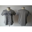 women mlb jerseys boston red sox blank grey