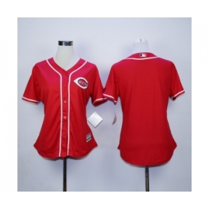 women mlb jerseys cincinnati reds blank red