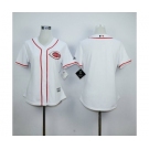 women mlb jerseys cincinnati reds blank white