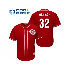 Youth Cincinnati Reds #32 Matt Harvey Red Cool Base Stitched MLB Jersey