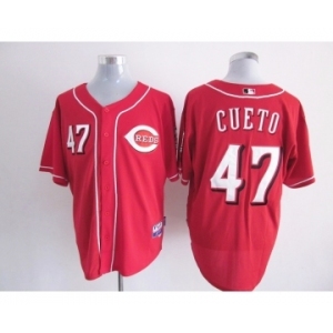 youth mlb jerseys cincinnati reds #47 cueto red