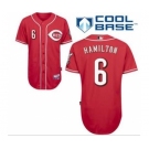 youth mlb jerseys cincinnati reds #6 hamilton red