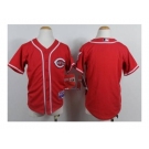 youth mlb jerseys cincinnati reds blank red