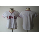 MLB Women Jerseys Los Angeles Angels blank white