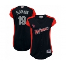 Women's Colorado Rockies #19 Charlie Blackmon Authentic Navy Blue National League 2019 Baseball All-Star Jersey