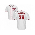 Youth Majestic Washington Nationals #75 Joe Blanton Authentic White Home Cool Base MLB Jersey