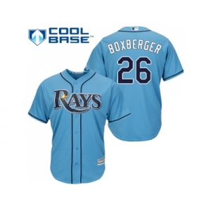 Youth Tampa Bay Rays #26 Brad Boxberger Light Blue Cool Base Stitched MLB Jersey