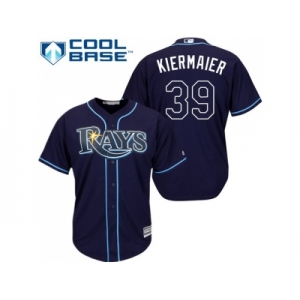 Youth Tampa Bay Rays #39 Kevin Kiermaier Dark Blue Cool Base Stitched MLB Jersey