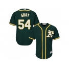 Youth Oakland Athletics #54 Sonny Gray Green Cool Base Stitched MLB Jersey