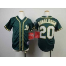 youth mlb jerseys oakland athletics #20 donaldson green[2014 new]