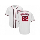 Youth Majestic Washington Nationals #62 Sean Doolittle Authentic White Home Cool Base MLB Jersey