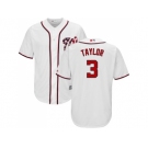 Youth Washington Nationals #3 Michael Taylor White Cool Base Stitched MLB Jersey