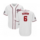 Youth Washington Nationals #6 Anthony Rendon Authentic White Home Cool Base 2019 World Series Champions Baseball Jersey