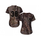 Women Arizona Diamondbacks #38 Robbie Ray Camo Realtree Collection Cool Base Stitched MLB Jersey