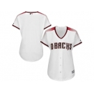 Women's Arizona Diamondbacks Majestic White Home Cool Base Jersey