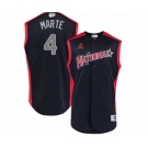 Youth Arizona Diamondbacks #4 Ketel Marte Authentic Navy Blue National League 2019 Baseball All-Star Jersey