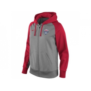 Women's Team USA Basketball Nike Logo Performance Full-Zip Hoodie