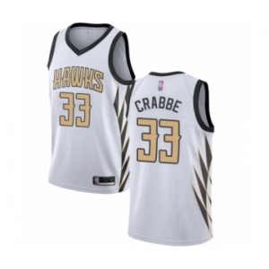 Women's Atlanta Hawks #33 Allen Crabbe Swingman White Basketball Jersey - City Edition