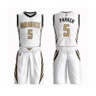 Women's Atlanta Hawks #5 Jabari Parker Swingman White Basketball Suit Jersey - City Edition