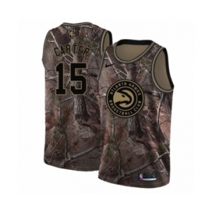 Women's Nike Atlanta Hawks #15 Vince Carter Swingman Camo Realtree Collection NBA Jersey