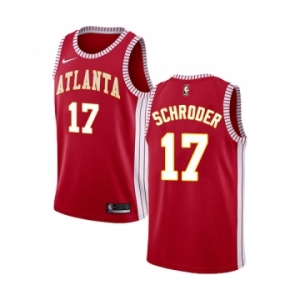 Women's Nike Atlanta Hawks #17 Dennis Schroder Swingman Red NBA Jersey Statement Edition